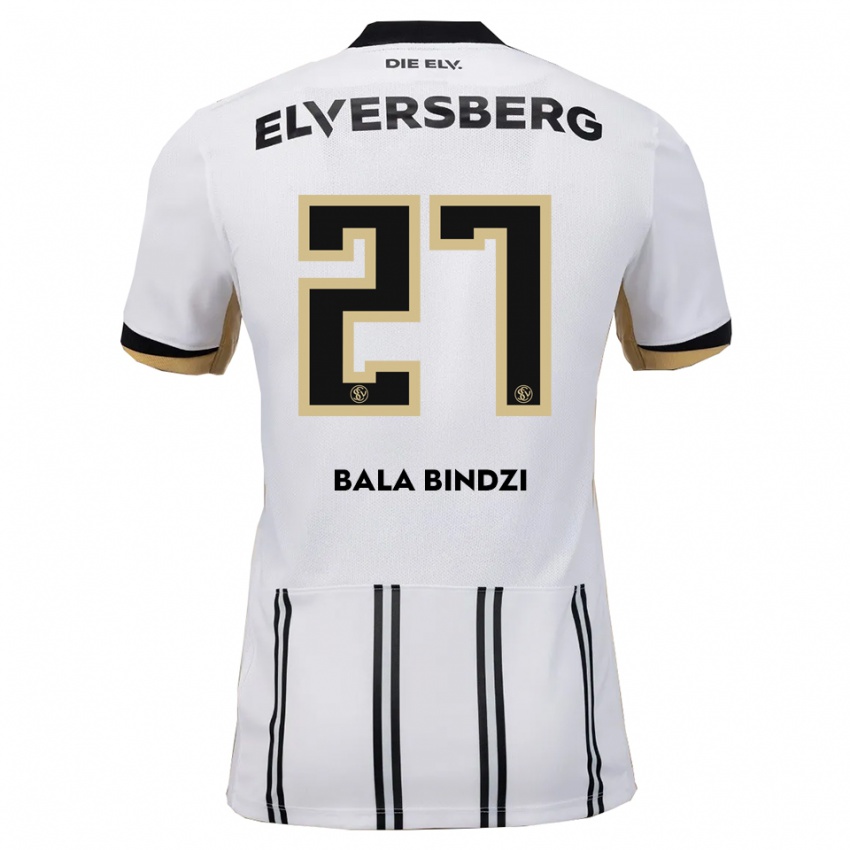 גברים קורניל באלה בינדזי #27 לבן שחור ג'רזי ביתית 2025/26 חולצה קצרה