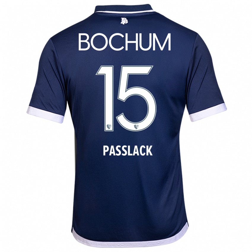 גברים פליקס פסלאק #15 כחול נייבי לבן ג'רזי ביתית 2025/26 חולצה קצרה