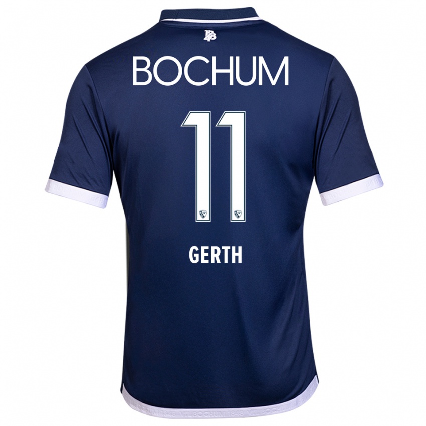 גברים עמוס גרת #11 כחול נייבי לבן ג'רזי ביתית 2025/26 חולצה קצרה