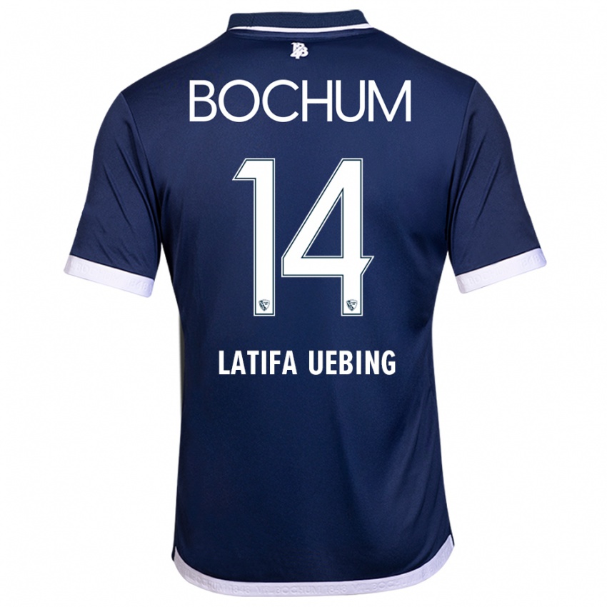 גברים אנה-לטיפה אובינג #14 כחול נייבי לבן ג'רזי ביתית 2025/26 חולצה קצרה