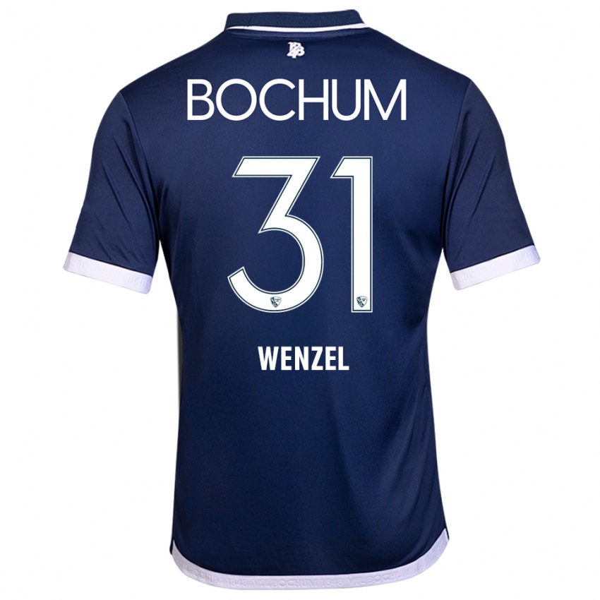 גברים Franziska Wenzel #31 כחול נייבי לבן ג'רזי ביתית 2025/26 חולצה קצרה