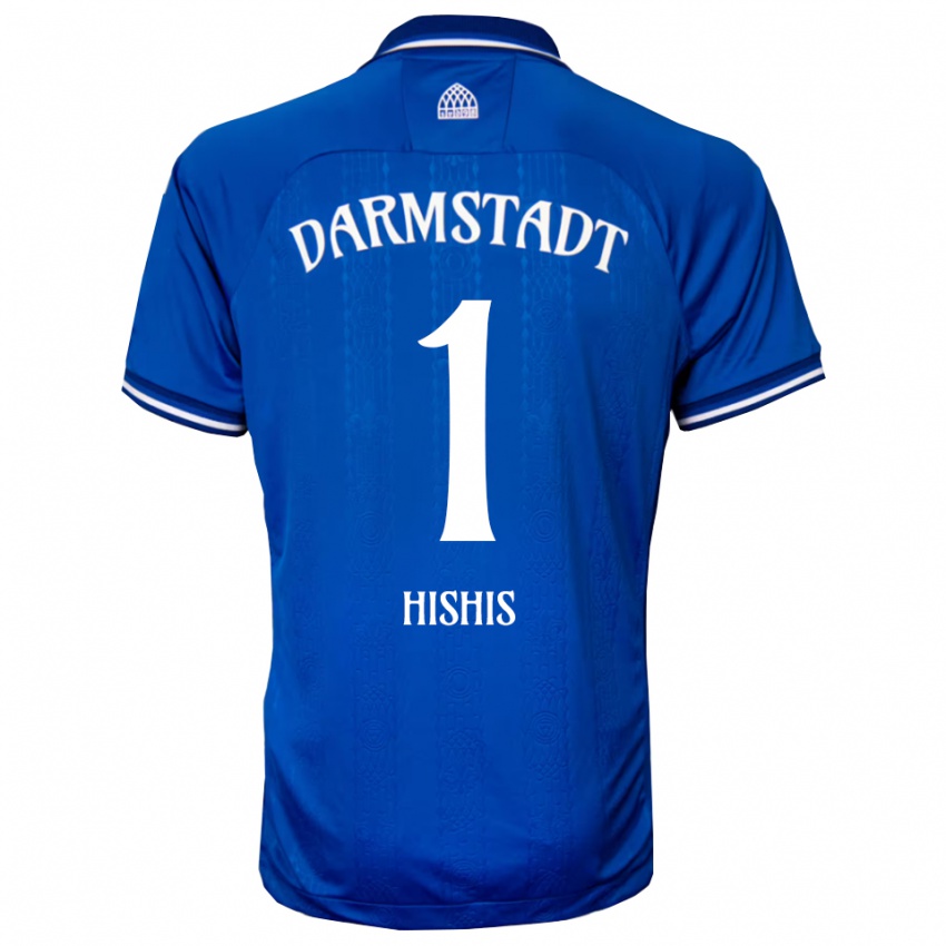 גברים Louvel Hishis #1 כחול לבן ג'רזי ביתית 2025/26 חולצה קצרה