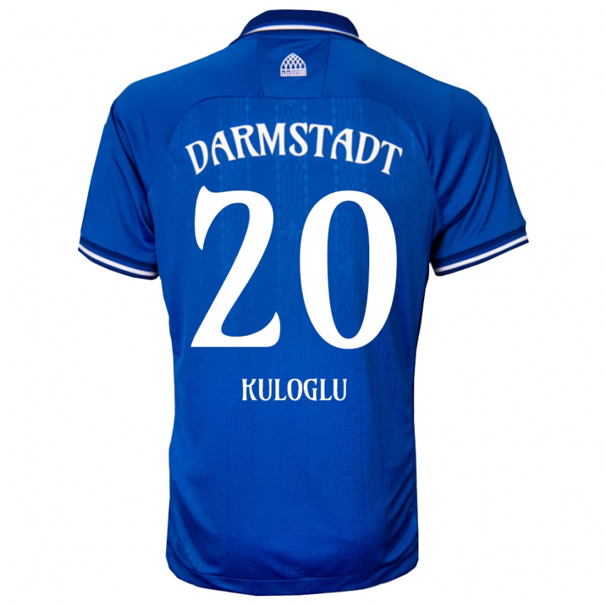 גברים Can Kuloglu #20 כחול לבן ג'רזי ביתית 2025/26 חולצה קצרה