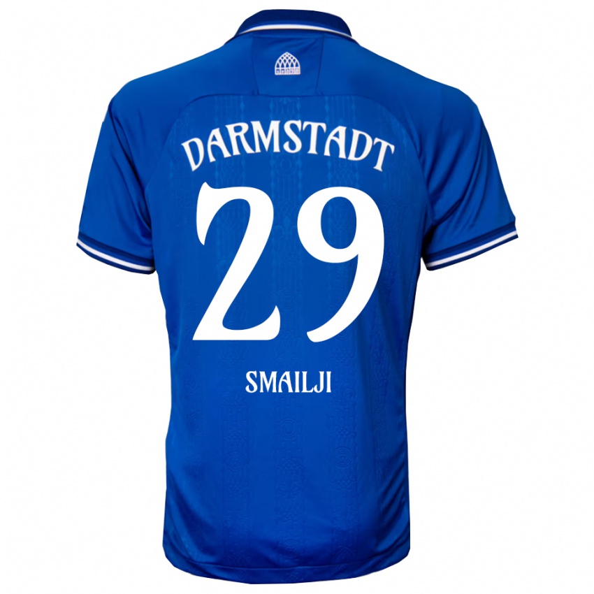 גברים Esad Smailji #29 כחול לבן ג'רזי ביתית 2025/26 חולצה קצרה