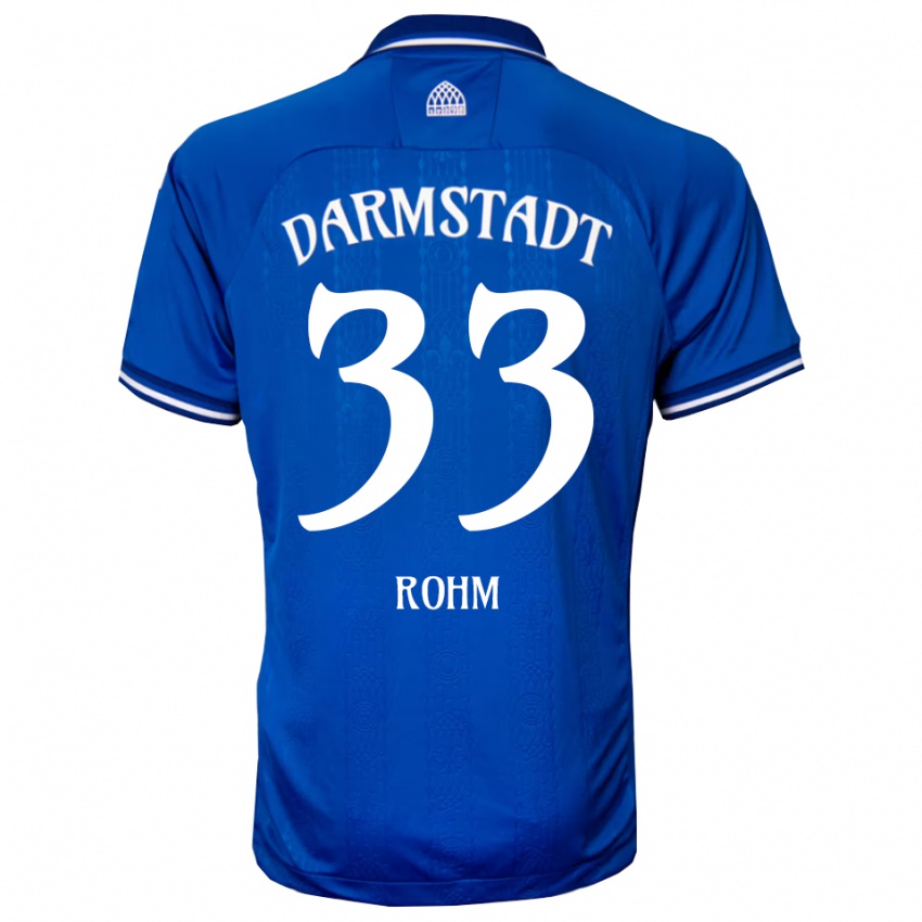 גברים מארג רוהם #33 כחול לבן ג'רזי ביתית 2025/26 חולצה קצרה