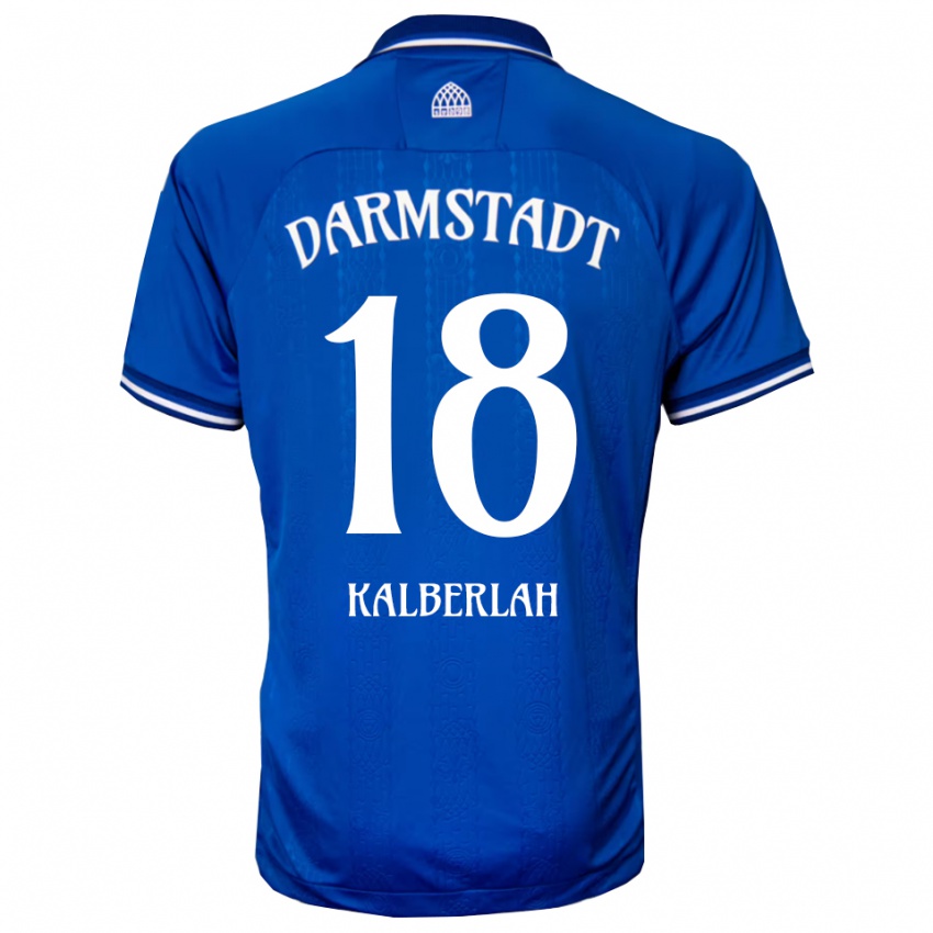 גברים סימון קלברלה #18 כחול לבן ג'רזי ביתית 2025/26 חולצה קצרה