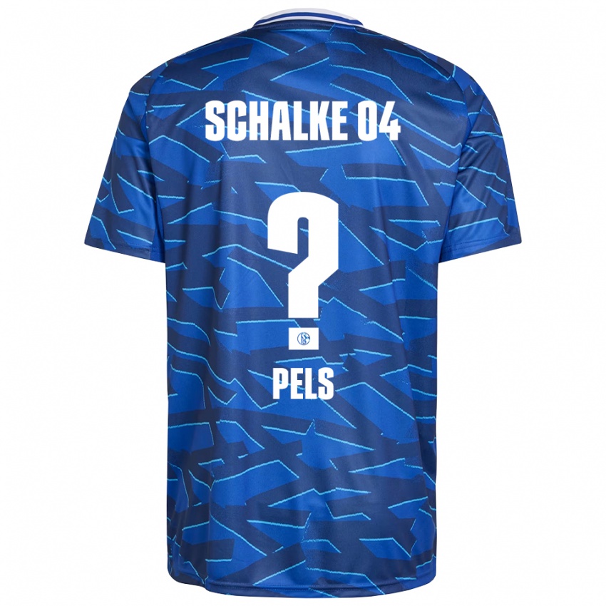 גברים Holly Pels #0 כחול רויאל לבן ג'רזי ביתית 2025/26 חולצה קצרה