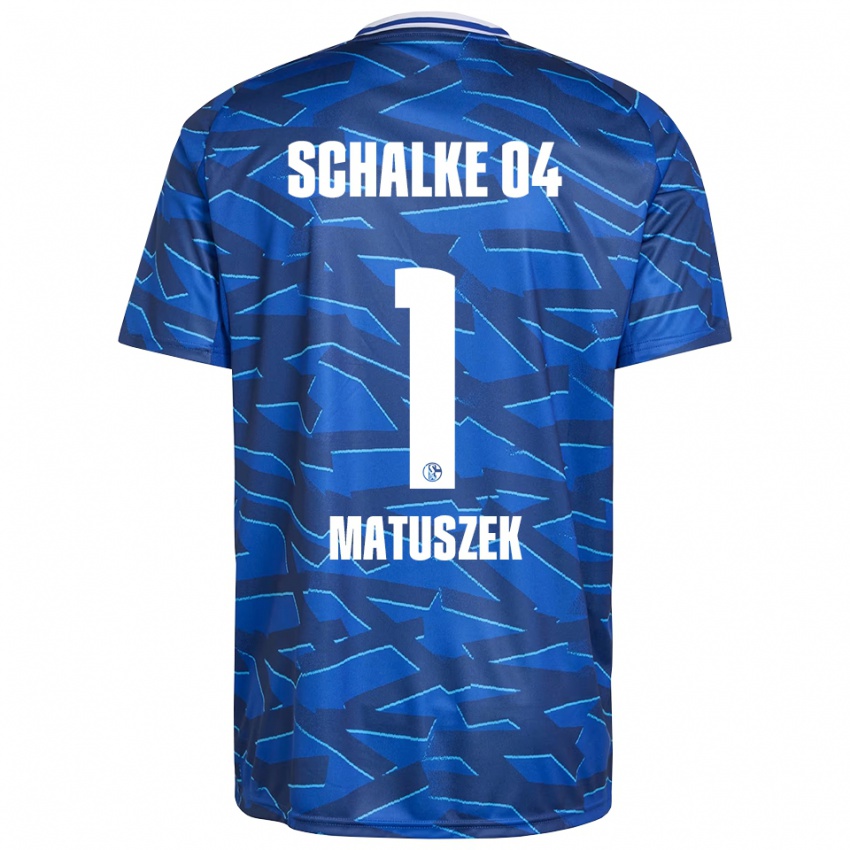 גברים יוליה מטושק #1 כחול רויאל לבן ג'רזי ביתית 2025/26 חולצה קצרה