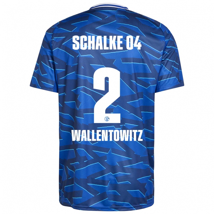 גברים מיקה ולנטוביץ #2 כחול רויאל לבן ג'רזי ביתית 2025/26 חולצה קצרה