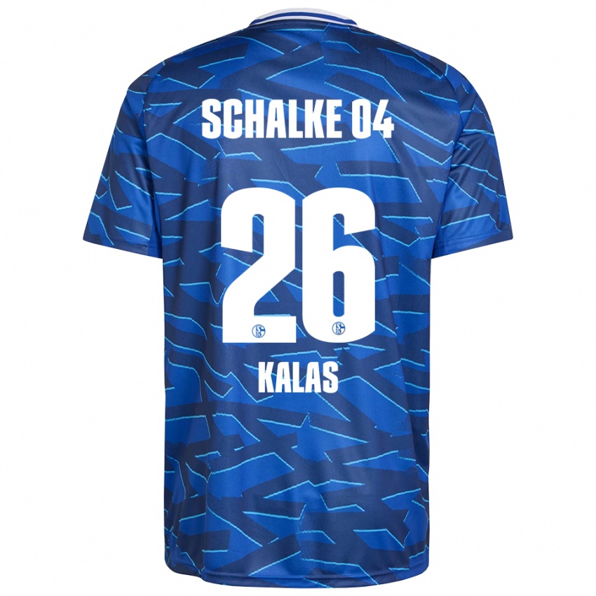גברים תומאש קאלאס #26 כחול רויאל לבן ג'רזי ביתית 2025/26 חולצה קצרה