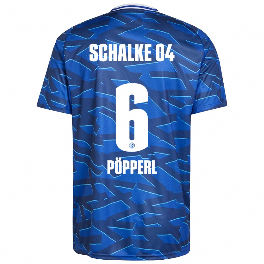 גברים פאול פפרל #6 כחול רויאל לבן ג'רזי ביתית 2025/26 חולצה קצרה