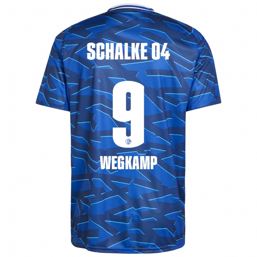 גברים גריט וגקאמפ #9 כחול רויאל לבן ג'רזי ביתית 2025/26 חולצה קצרה