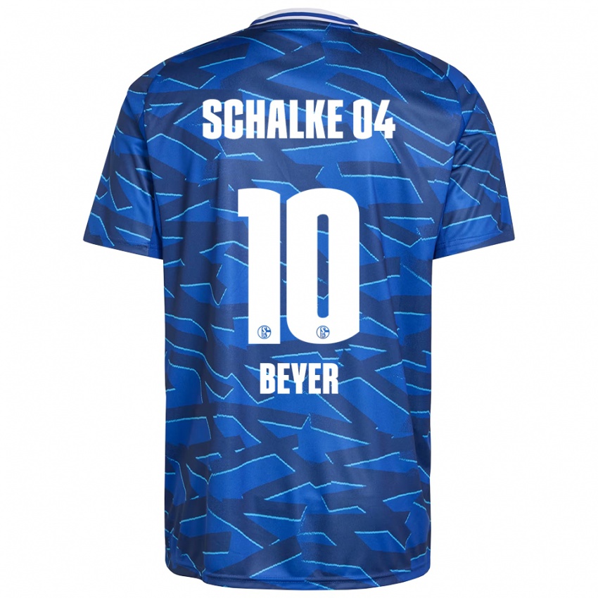 גברים פיה בייר #10 כחול רויאל לבן ג'רזי ביתית 2025/26 חולצה קצרה