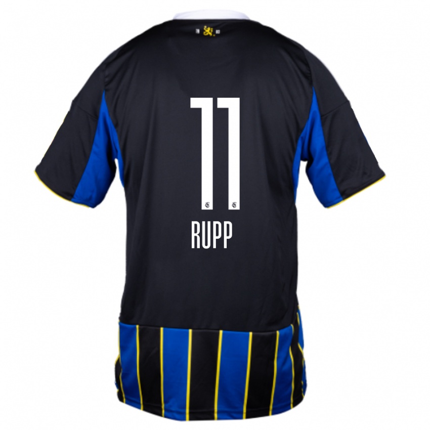 גברים פין רופ #11 כחול שחור צהוב ג'רזי ביתית 2025/26 חולצה קצרה