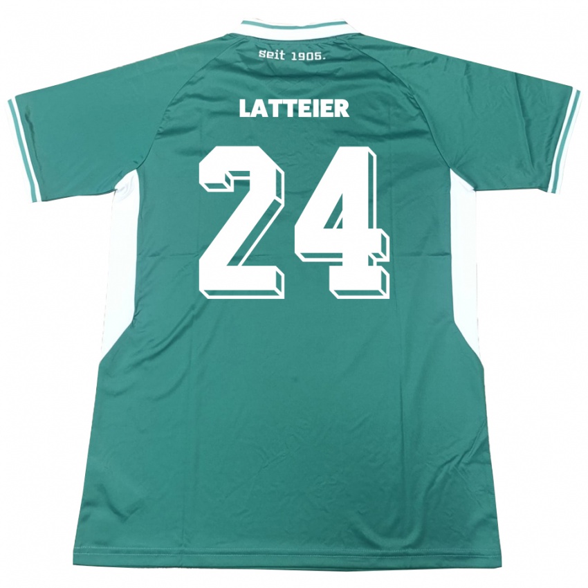 גברים טים לטייר #24 ירוק לבן ג'רזי ביתית 2025/26 חולצה קצרה