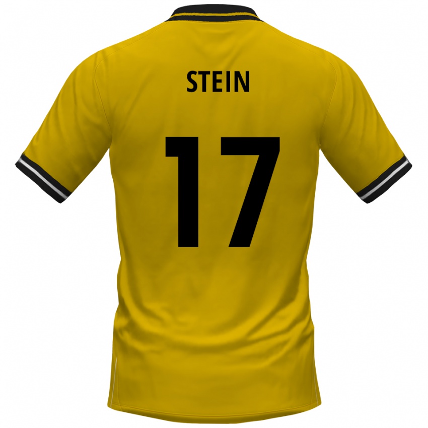 גברים Hugo Stein #17 צהוב שחור ג'רזי ביתית 2025/26 חולצה קצרה