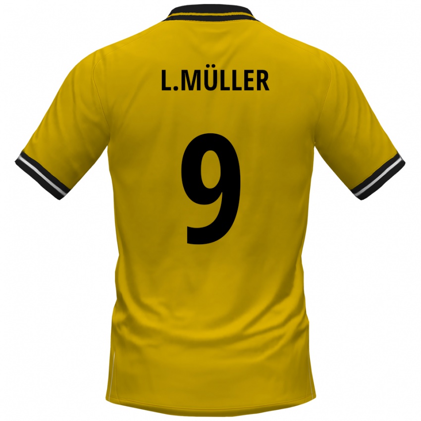 גברים Levyn Müller #9 צהוב שחור ג'רזי ביתית 2025/26 חולצה קצרה