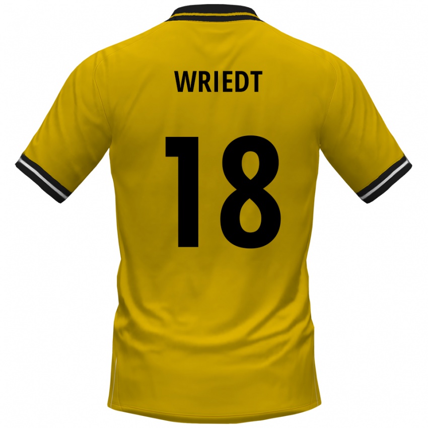 גברים קוואסי אוקיירה וורידט #18 צהוב שחור ג'רזי ביתית 2025/26 חולצה קצרה