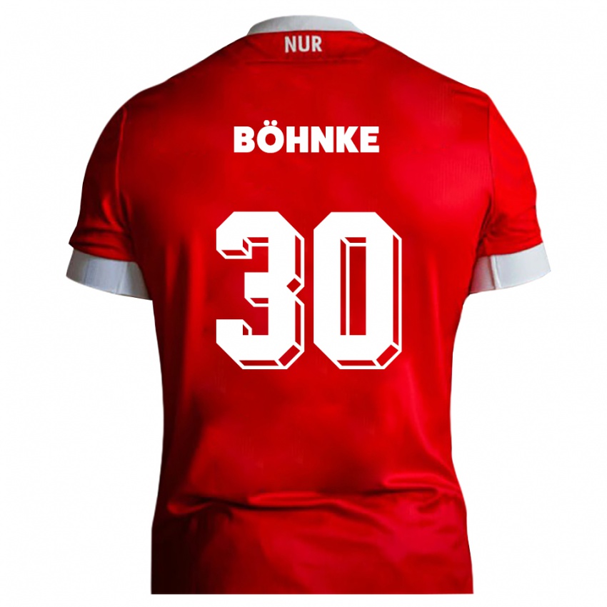 גברים מקס באנקה #30 אדום לבן ג'רזי ביתית 2025/26 חולצה קצרה