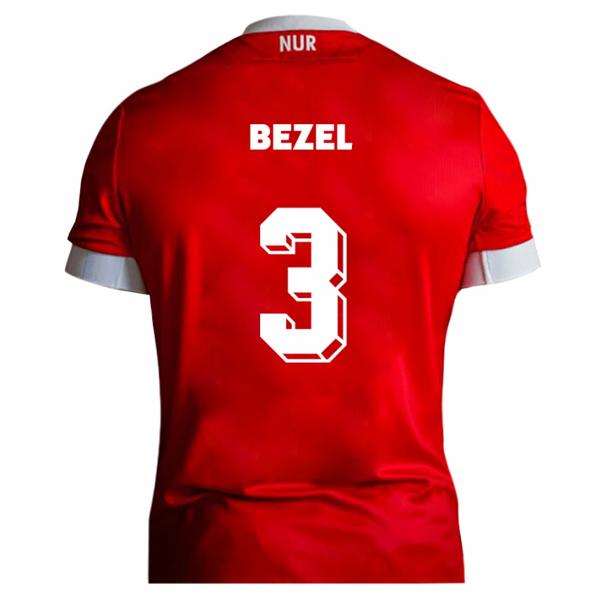 גברים Taykut Bezel #3 אדום לבן ג'רזי ביתית 2025/26 חולצה קצרה