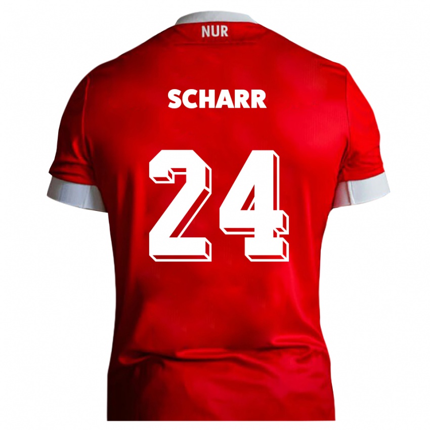 גברים יאנה מרטן שאר #24 אדום לבן ג'רזי ביתית 2025/26 חולצה קצרה