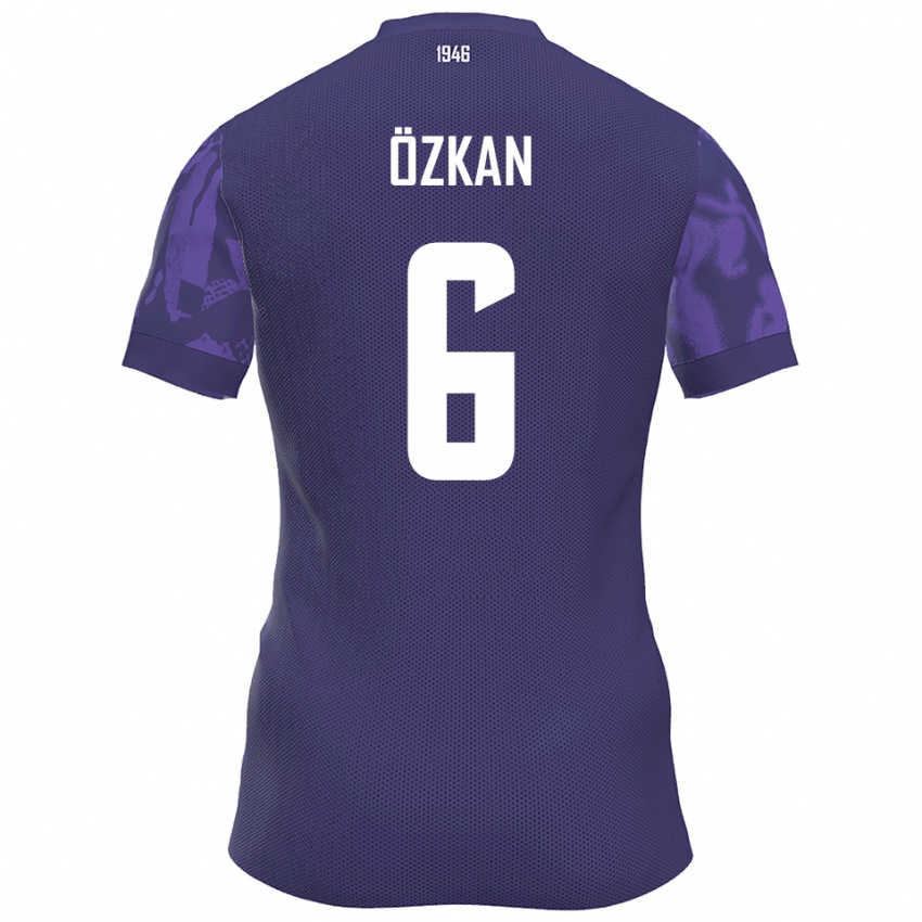 גברים קן אוזקאן #6 סגול לבן ג'רזי ביתית 2025/26 חולצה קצרה