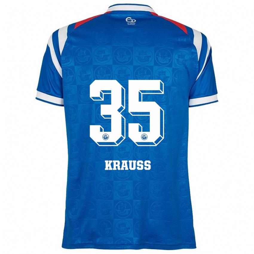 גברים מקסימיליאן קראוס #35 כחול לבן אדום ג'רזי ביתית 2025/26 חולצה קצרה