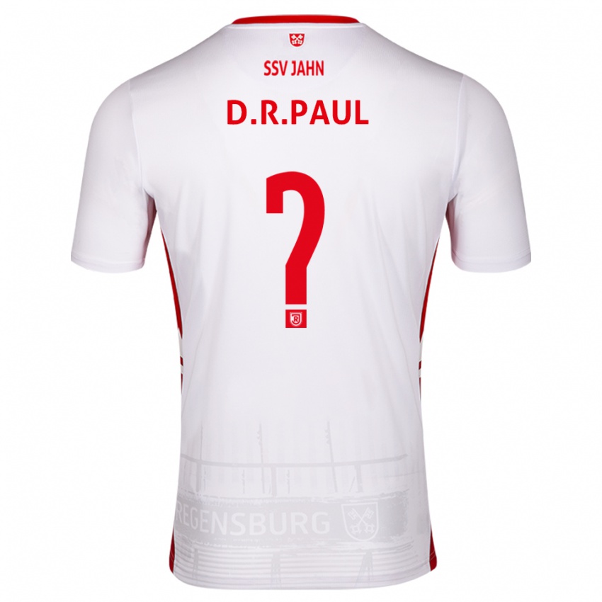 גברים David Rodríguez Paul #0 לבן אדום ג'רזי ביתית 2025/26 חולצה קצרה