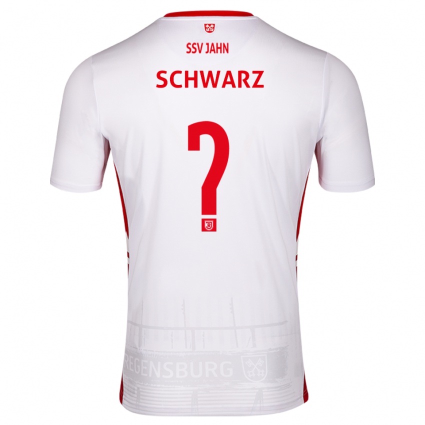 גברים Maximilian Schwarz #0 לבן אדום ג'רזי ביתית 2025/26 חולצה קצרה