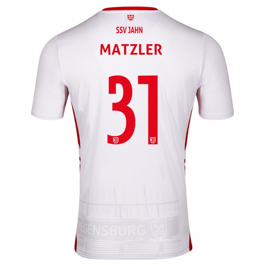 גברים לאו מאצלר #31 לבן אדום ג'רזי ביתית 2025/26 חולצה קצרה