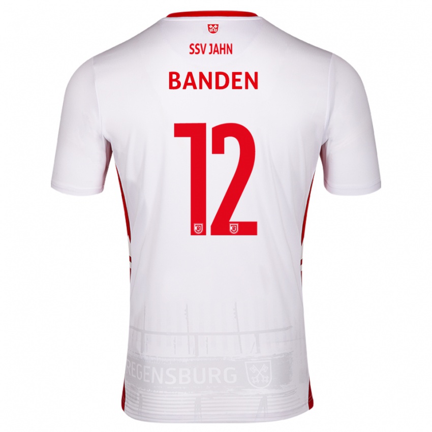 גברים Ante Banden #12 לבן אדום ג'רזי ביתית 2025/26 חולצה קצרה