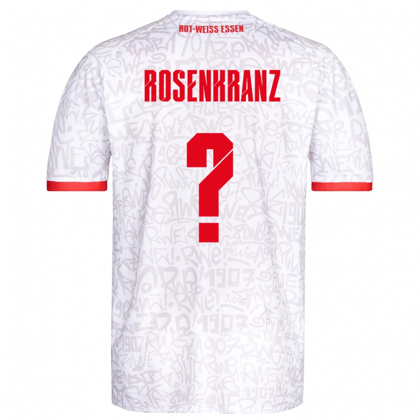 גברים Colin Rosenkranz #0 לבן אדום ג'רזי ביתית 2025/26 חולצה קצרה