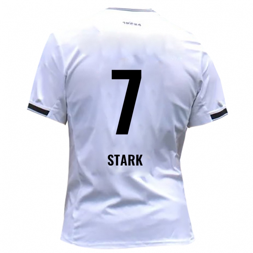 גברים יוליאן שטארק #7 לבן אדום ג'רזי ביתית 2025/26 חולצה קצרה