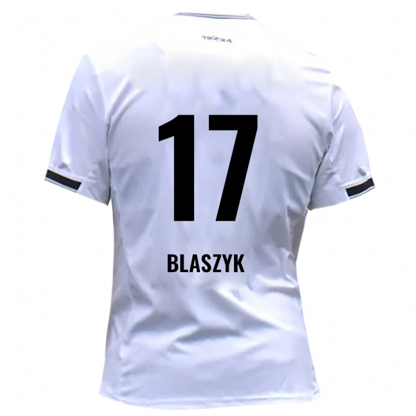 גברים יאניק בלשיק #17 לבן אדום ג'רזי ביתית 2025/26 חולצה קצרה