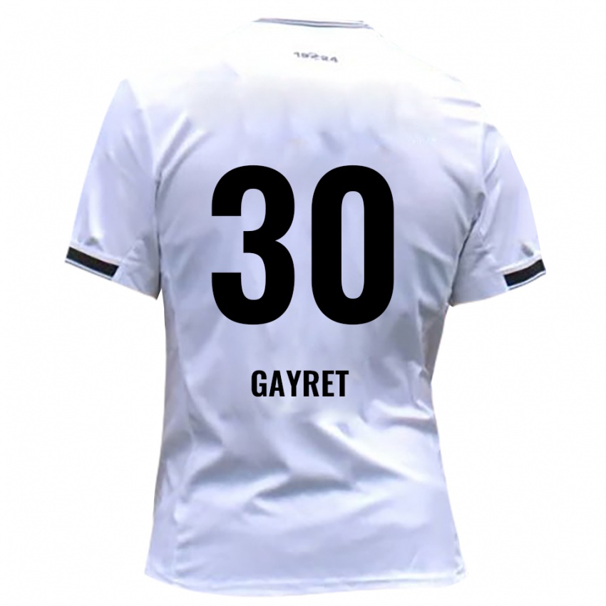 גברים Timur Gayret #30 לבן אדום ג'רזי ביתית 2025/26 חולצה קצרה