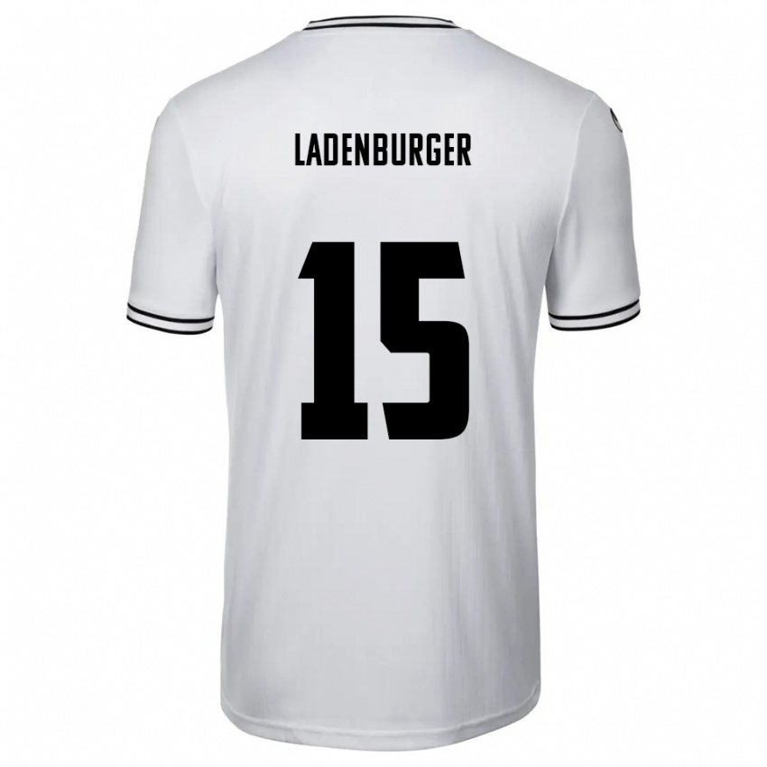 גברים לינוס לדנבורגר #15 לבן שחור ג'רזי ביתית 2025/26 חולצה קצרה