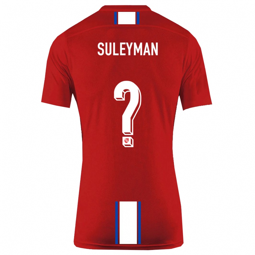 גברים Dildar-Diego Suleyman #0 אדום לבן ג'רזי ביתית 2025/26 חולצה קצרה