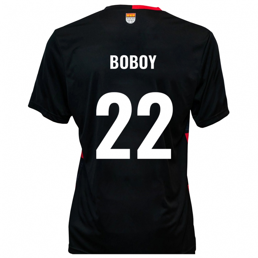 גברים Verthomy Boboy #22 שחור אדום ג'רזי ביתית 2025/26 חולצה קצרה