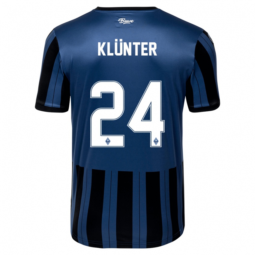 גברים Lukas Klünter #24 כחול אפור שחור ג'רזי ביתית 2025/26 חולצה קצרה