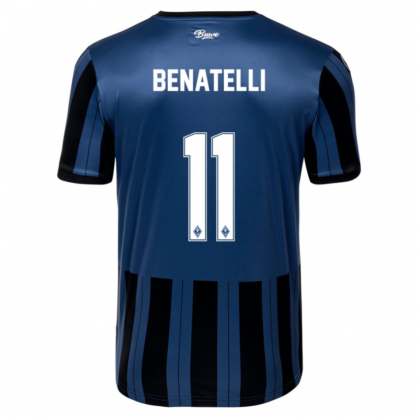 גברים Rico Benatelli #11 כחול אפור שחור ג'רזי ביתית 2025/26 חולצה קצרה