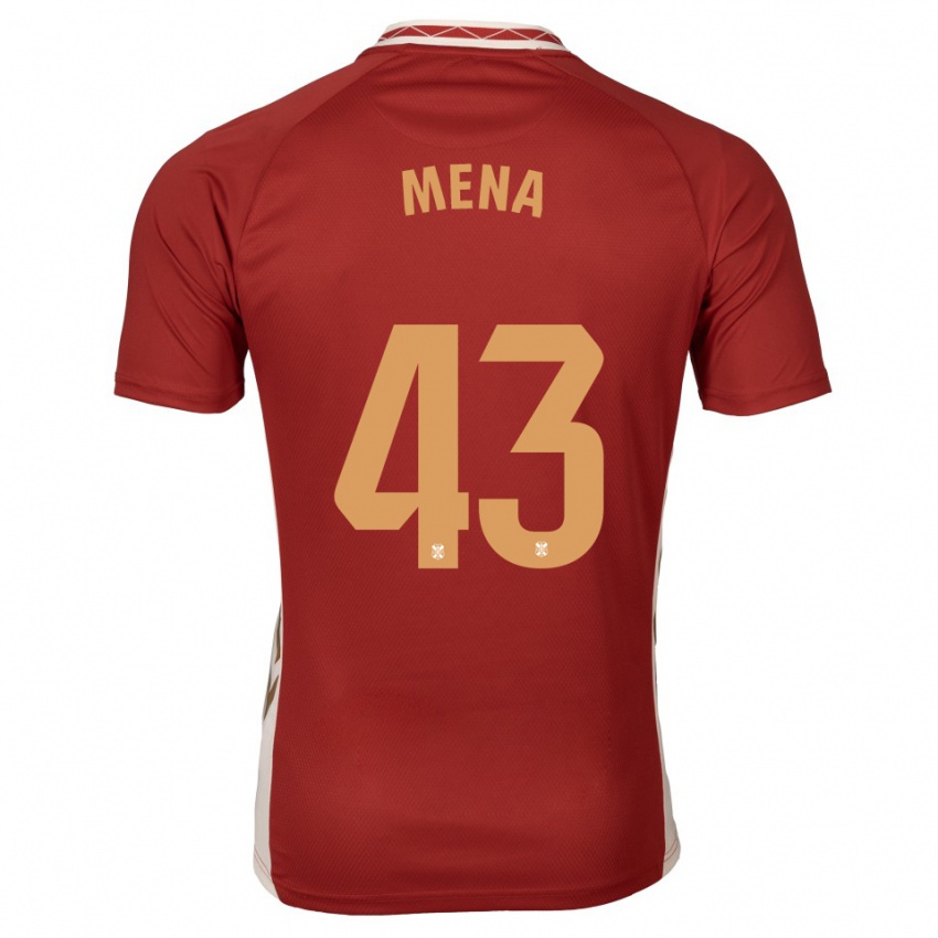 גברים דנילסון דייוויד מנה אגירה #43 בורדו זהב הרחק ג'רזי 2025/26 חולצה קצרה