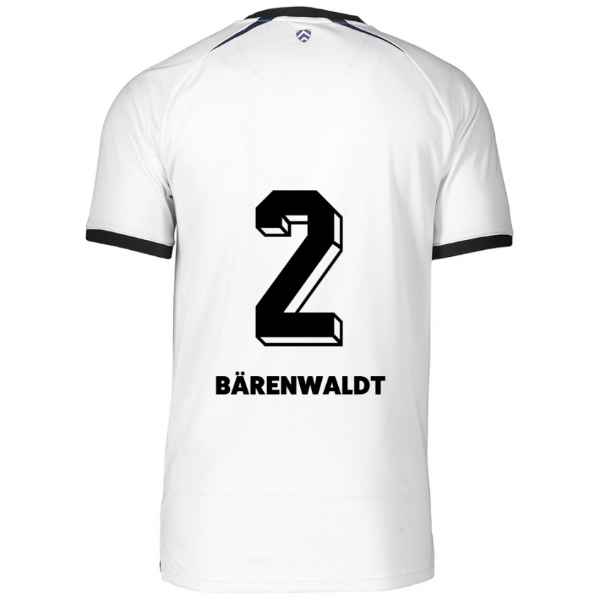 גברים לואי קאנה #2 לבן שחור הרחק ג'רזי 2025/26 חולצה קצרה