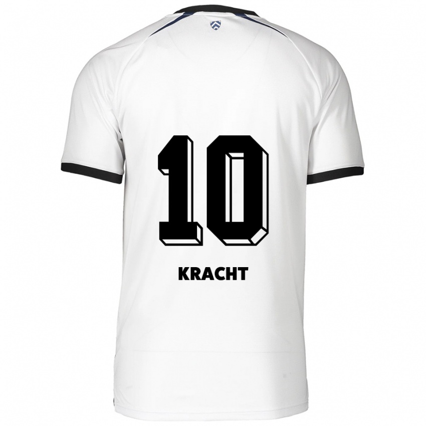 גברים ג׳וליאן-נואה קראכט #10 לבן שחור הרחק ג'רזי 2025/26 חולצה קצרה