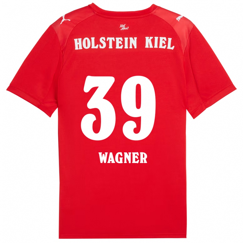 גברים Robert Wagner #39 אדום כחול הרחק ג'רזי 2025/26 חולצה קצרה