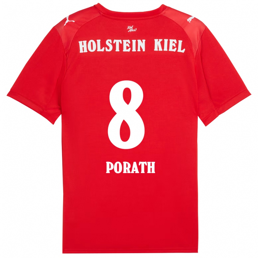 גברים פין פורת #8 אדום כחול הרחק ג'רזי 2025/26 חולצה קצרה