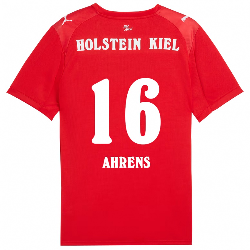 גברים Jonas Ahrens #16 אדום כחול הרחק ג'רזי 2025/26 חולצה קצרה