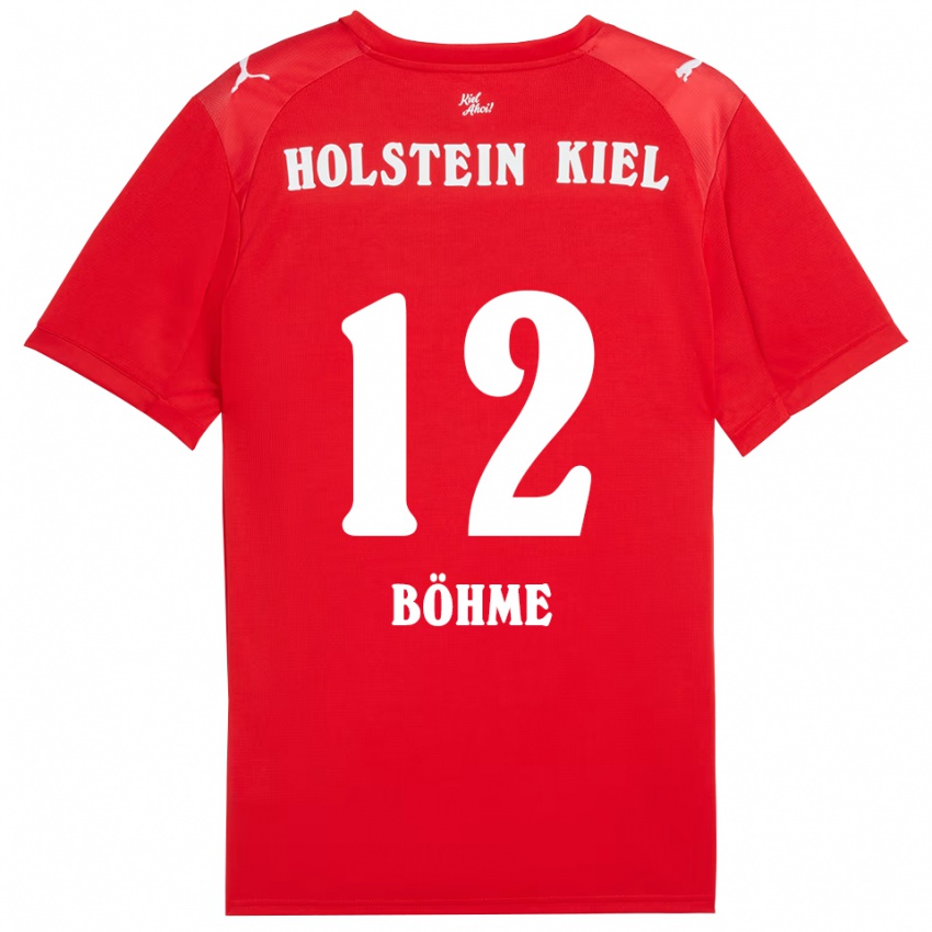 גברים Greta Böhme #12 אדום כחול הרחק ג'רזי 2025/26 חולצה קצרה