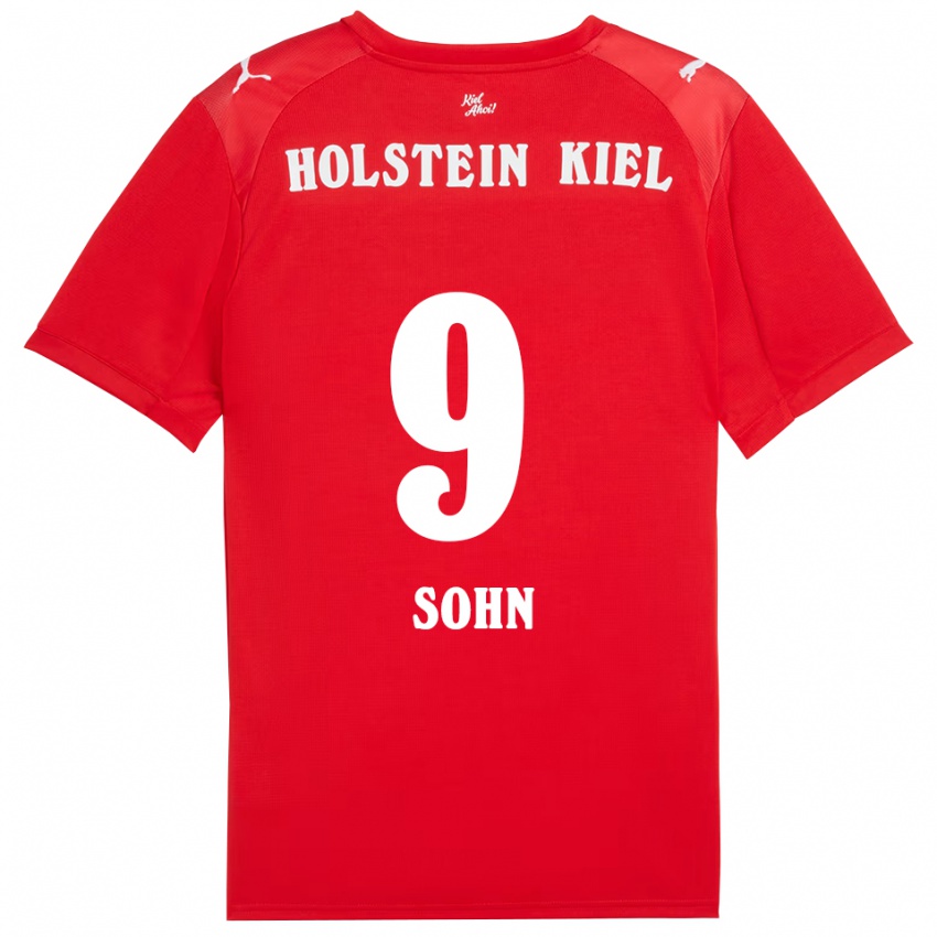 גברים אטיין סון #9 אדום כחול הרחק ג'רזי 2025/26 חולצה קצרה