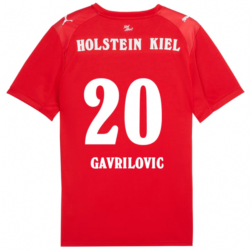 גברים Helena Gavrilovic #20 אדום כחול הרחק ג'רזי 2025/26 חולצה קצרה