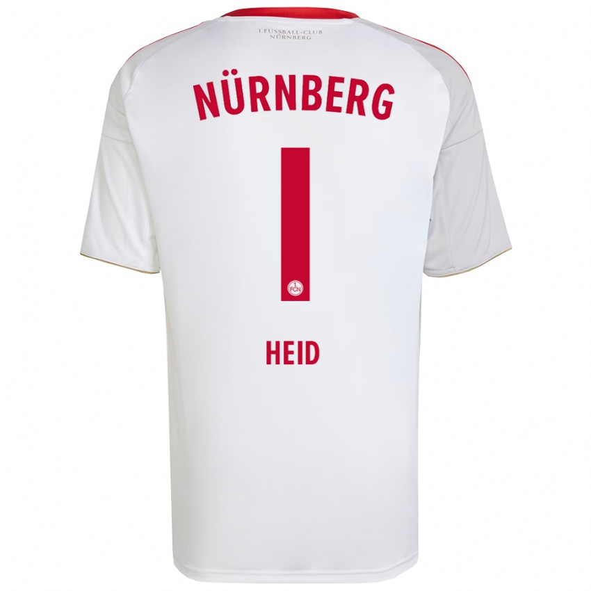 גברים נואה-יוריס הייד #1 לבן אדום הרחק ג'רזי 2025/26 חולצה קצרה